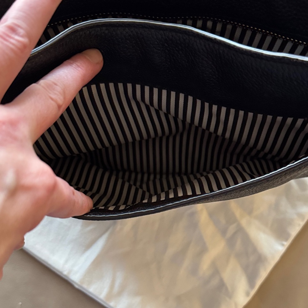 Kate Spade Lora Black Oakwood Street Pebbled Leather Hobo Bag - Picture 8 of 11